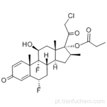 Pregna-1,4-dieno-3,20-diona, 21-cloro-6,9-difluoro-11- hidroxi-16-metil-17- (1-oxopropoxi) -, (57187078,6a, 11b, 16b) - CAS 66852-54-8